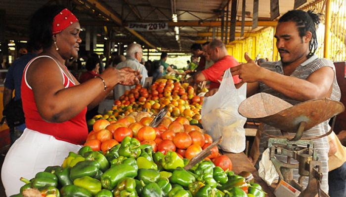 Mercado en La Habana. Foto: Archivo